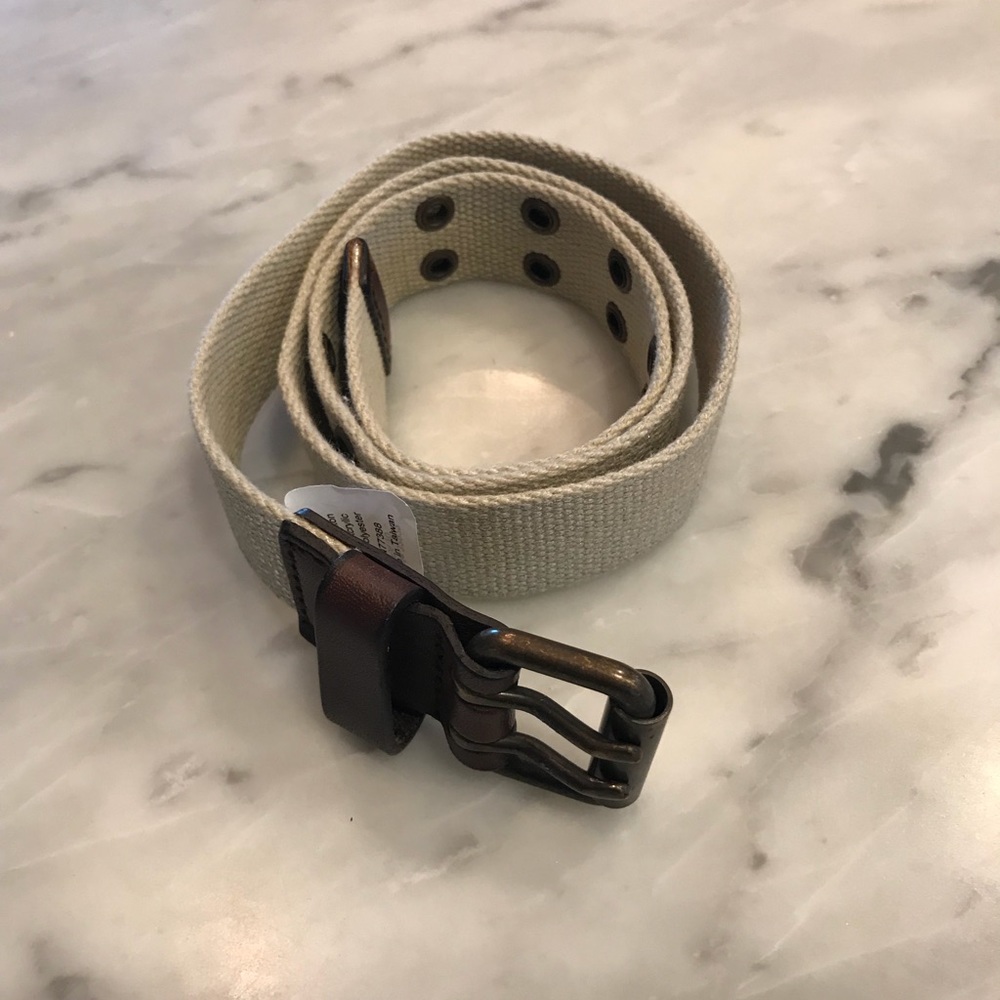JCREW Cotton Metallic Belt